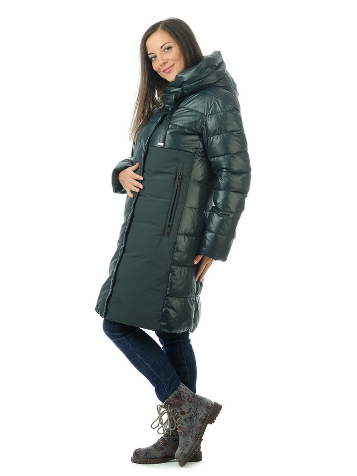 женское полупальто evcanbady на холлофайбере