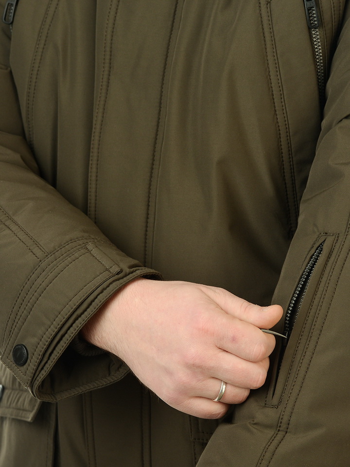 зимняя куртка варёный хлопок/ холофайбер+верблюжья шерсть mgp