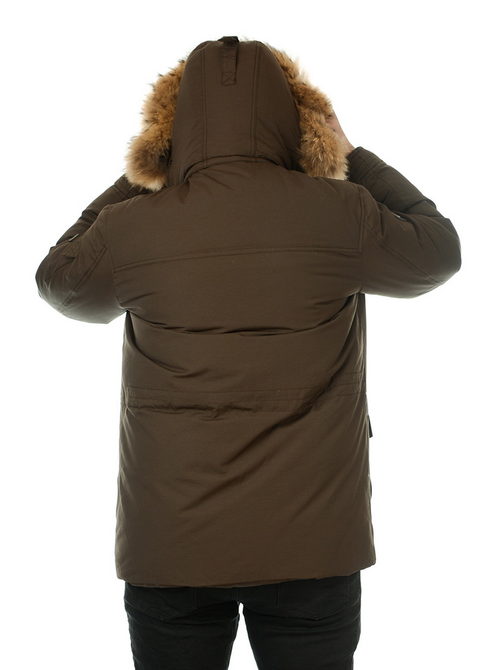 пуховик варёный хлопок/натуральный пух/натуральный мех-енот mgp