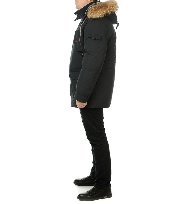 пуховик варёный хлопок/натуральный пух/натуральный мех-енот mgp