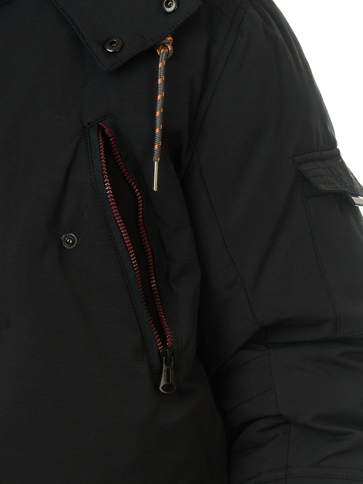 пуховик варёный хлопок/натуральный пух/натуральный мех-енот mgp