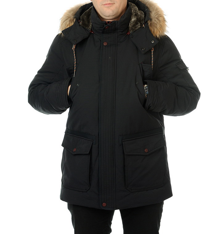 пуховик варёный хлопок/натуральный пух/натуральный мех-енот mgp