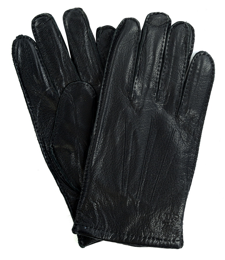 мужские перчатки  кожа оленя / 100% шерсть nice ton