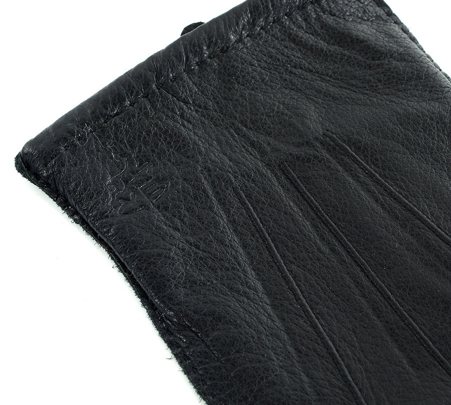 мужские перчатки  кожа оленя / 100% шерсть nice ton