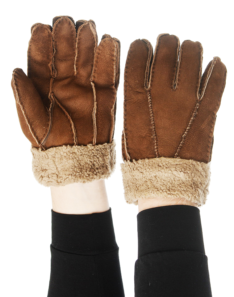 мужские перчатки дубленка / мутон l(11)-xl(12)