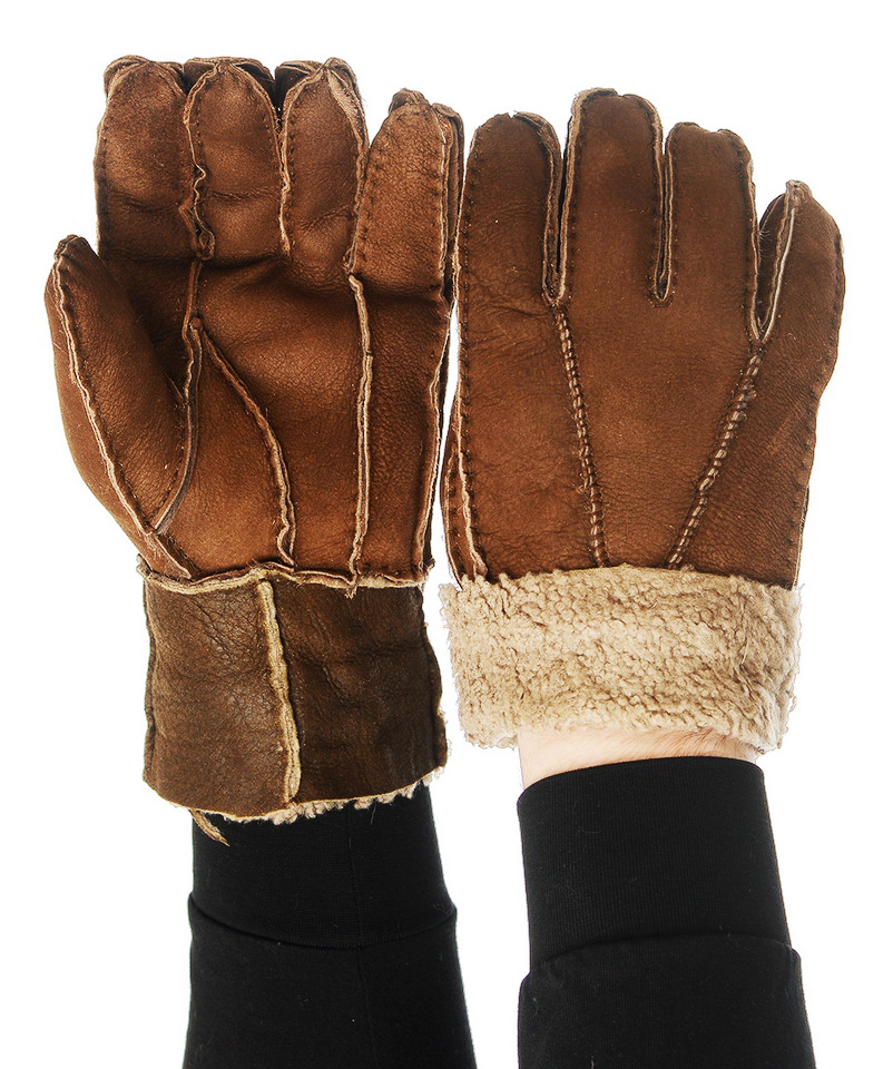 мужские перчатки дубленка / мутон l(11)-xl(12)