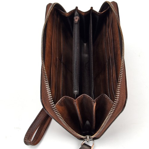 женский кошелек  натуральная кожа с тиснением ветка корея