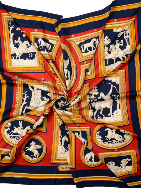 платок 100% шелк италия