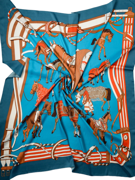 платок 100% шелк италия