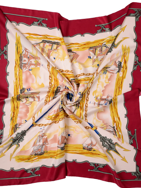 платок 100% шелк италия