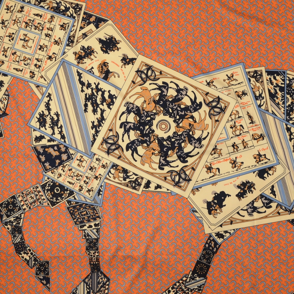 платок 100% шелк франция 