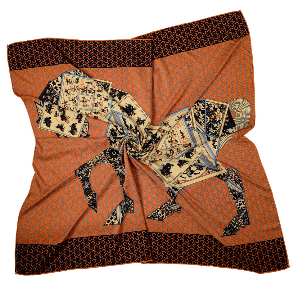 платок 100% шелк франция 