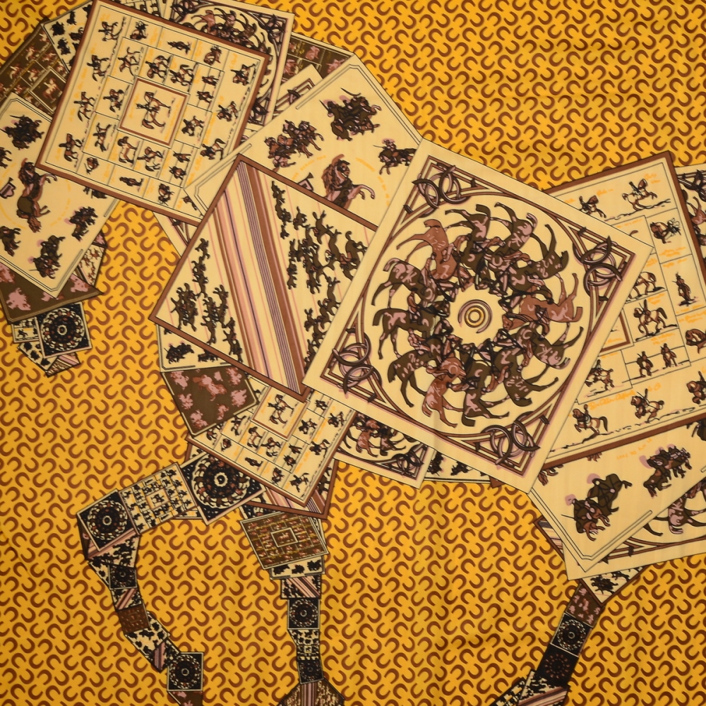 платок 100% шелк франция 