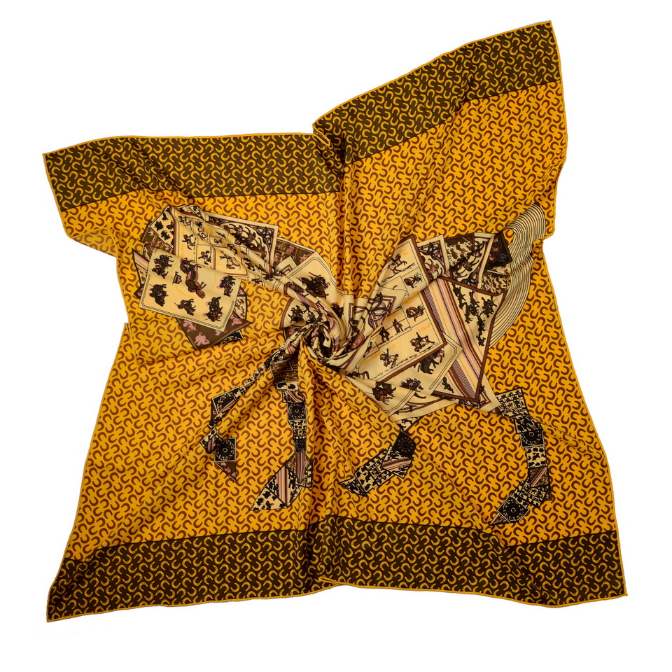 платок 100% шелк франция 