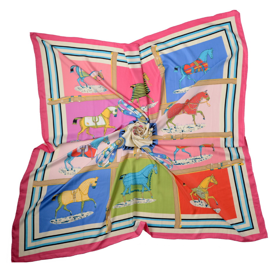 платок 100% шелк франция 