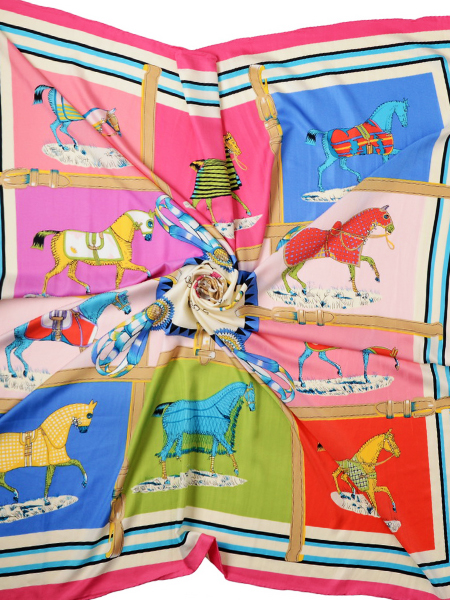 платок 100% шелк франция 