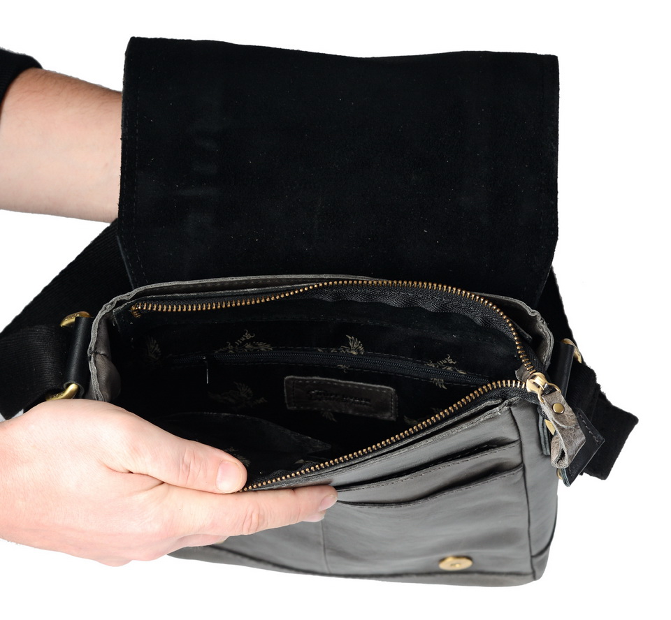 мужская сумка  натуральная кожа ruff ryder австрия