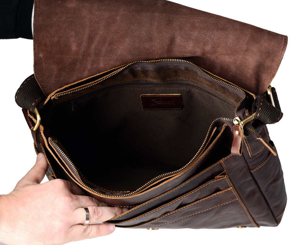 мужская сумка  натуральная кожа ruff ryder австрия