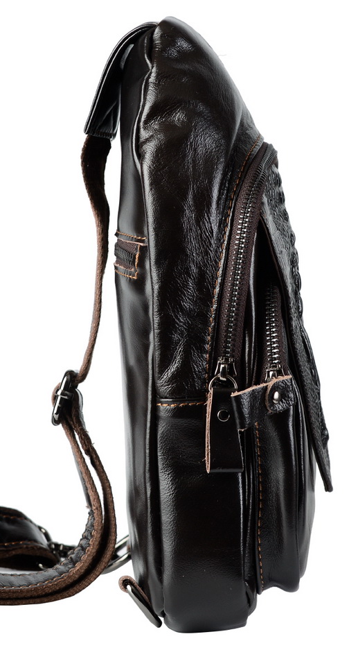 сумка через плечо мессенджер натуральная кожа корея 