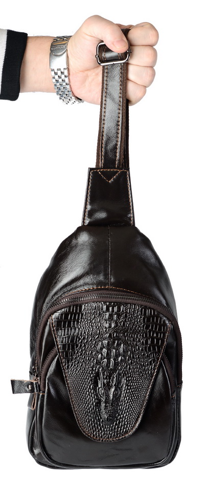 сумка через плечо мессенджер натуральная кожа корея 