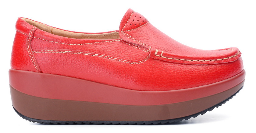 женские мокасины на танкетке натуральная кожа binifoot тайвань