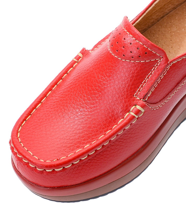 женские мокасины на танкетке натуральная кожа binifoot тайвань