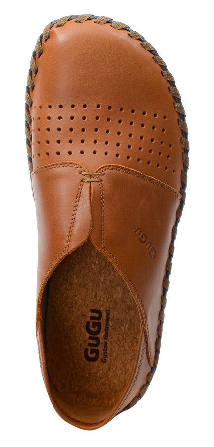 мужские мокасины с перфорацией натуральная кожа gugu германия