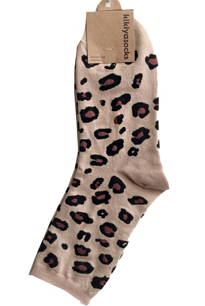 носки женские леопард  kikiyasocks корея