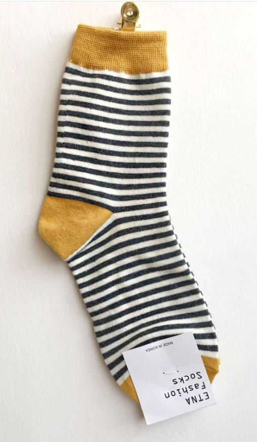 носки женские полоска etna корея