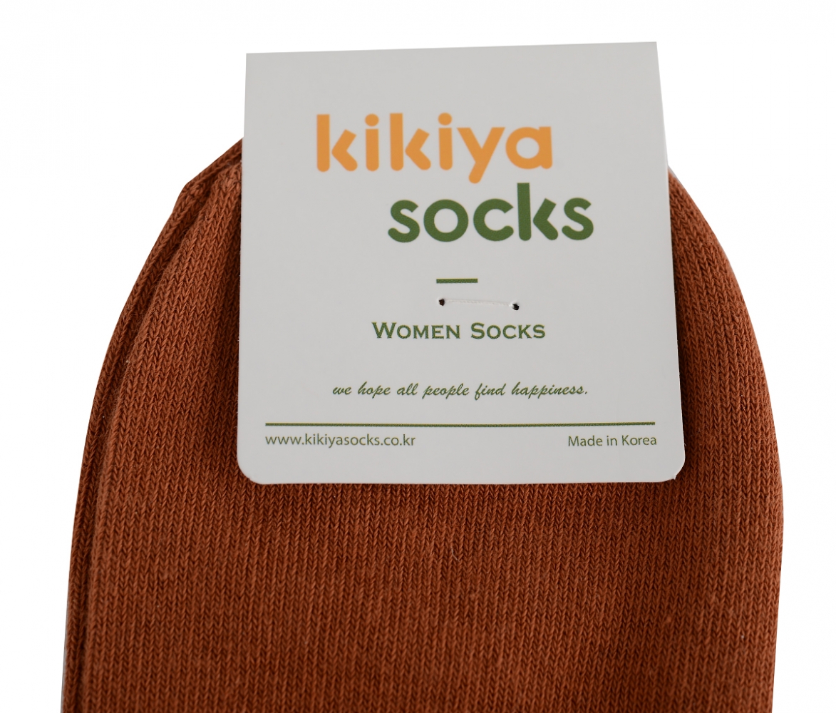 носки женские однотон медицинская резинка kikiya корея