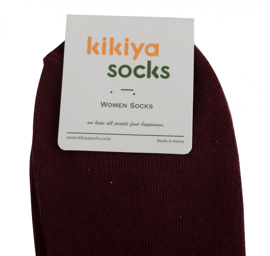 носки женские однотон медицинская резинка kikiya корея
