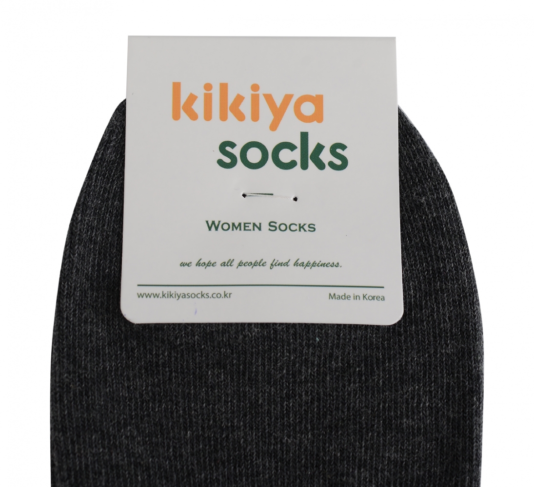 носки женские однотон медицинская резинка kikiya корея