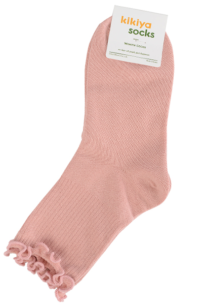 носки женские однотон медицинская резинка kikiya корея