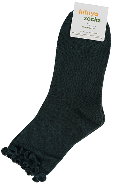 носки женские однотон медицинская резинка kikiya корея