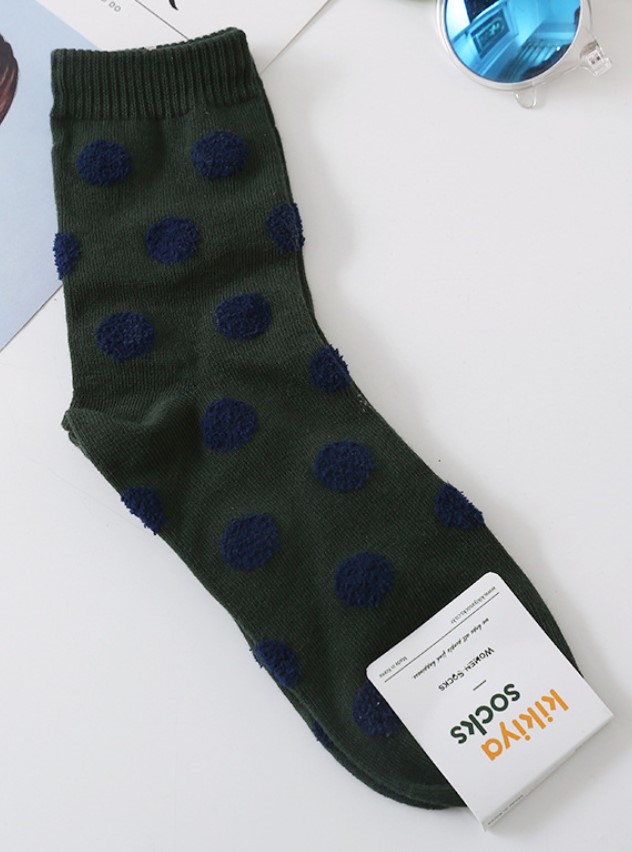 носки женские горох kikiya корея