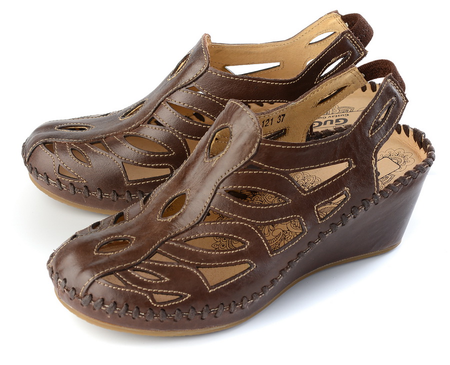 женские босоножки натуральная кожа gugu германия