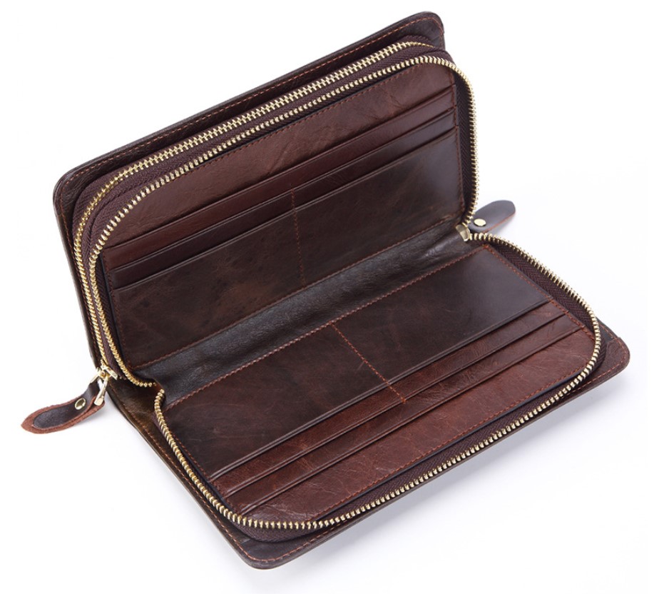 мужской кошелек   натуральная кожа корея