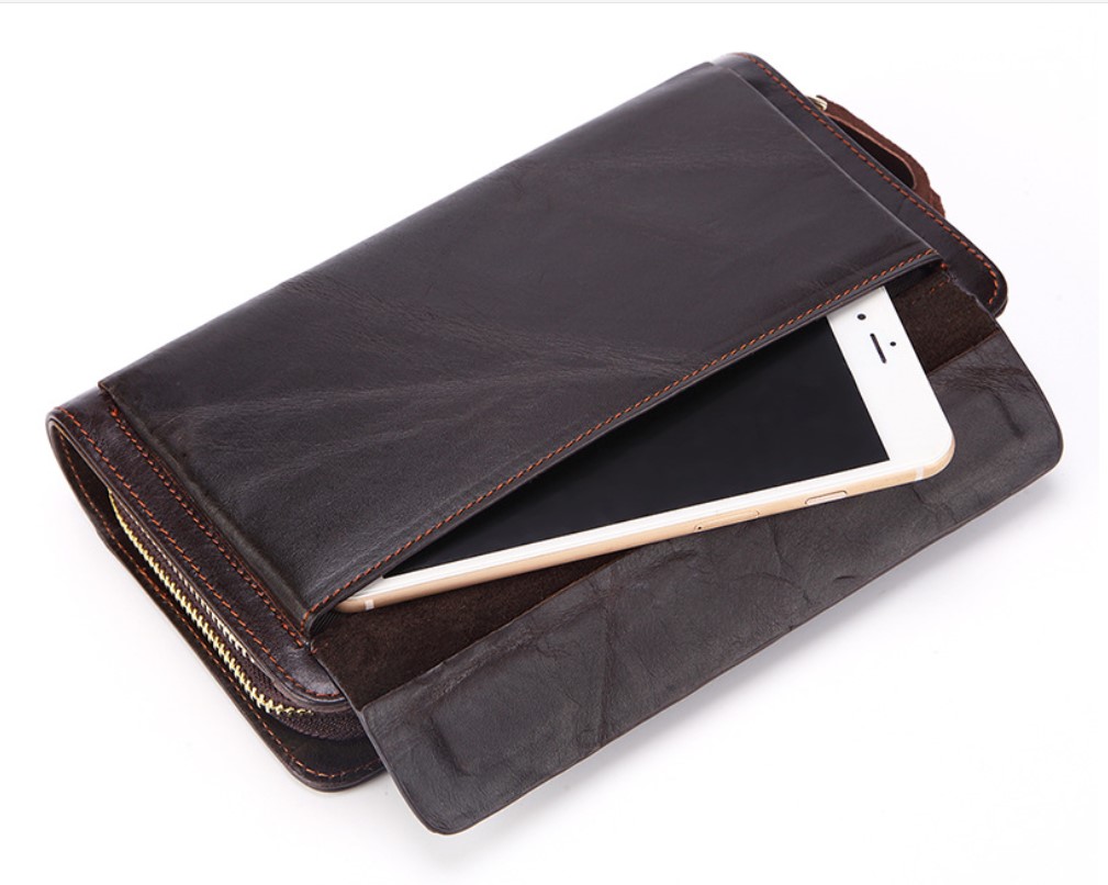 мужской кошелек   натуральная кожа корея