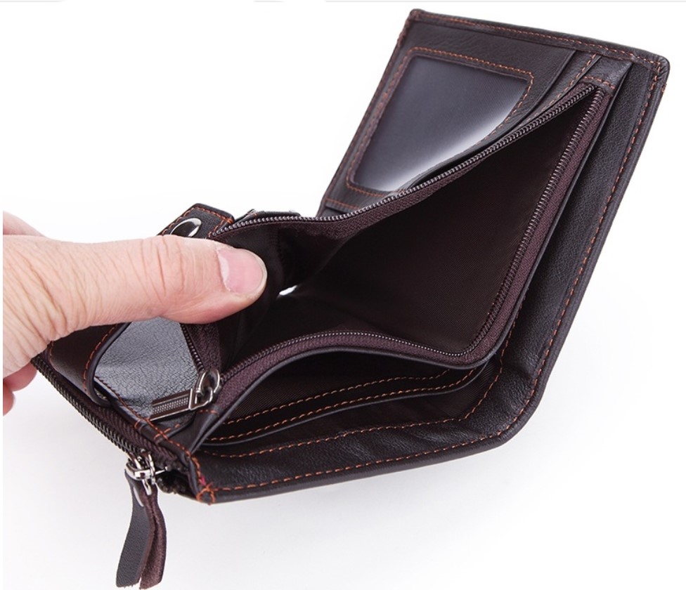 мужской кошелек   натуральная кожа корея