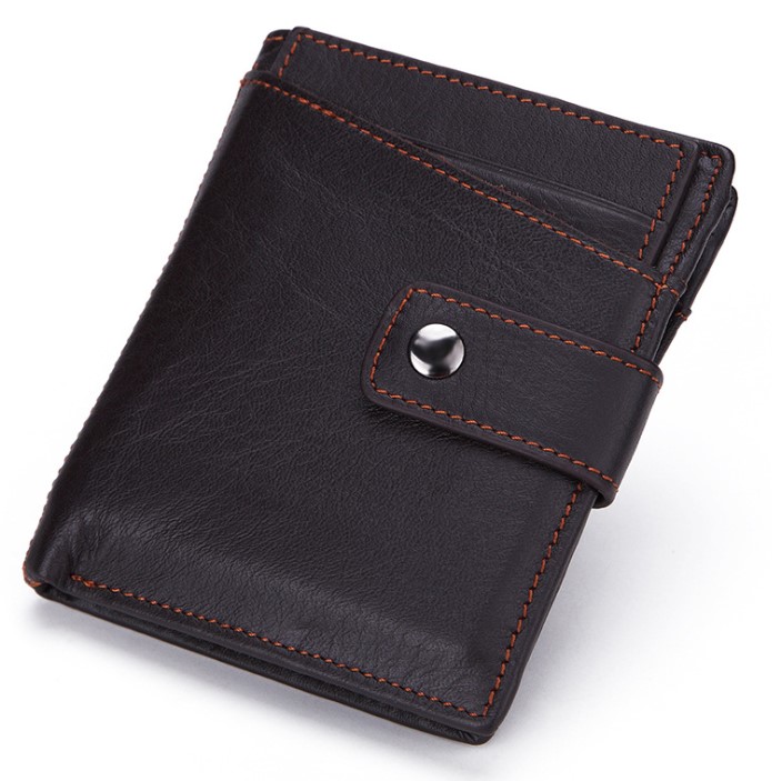 мужской кошелек  натуральная кожа корея