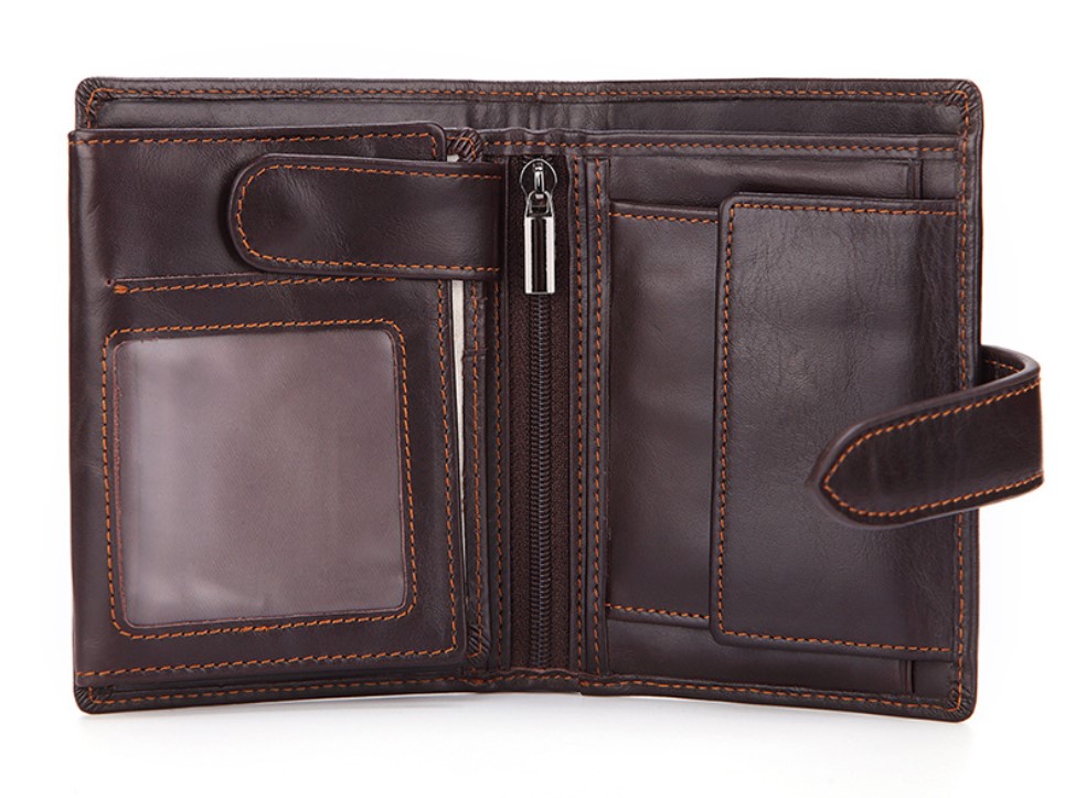 мужской кошелек натуральная кожа корея