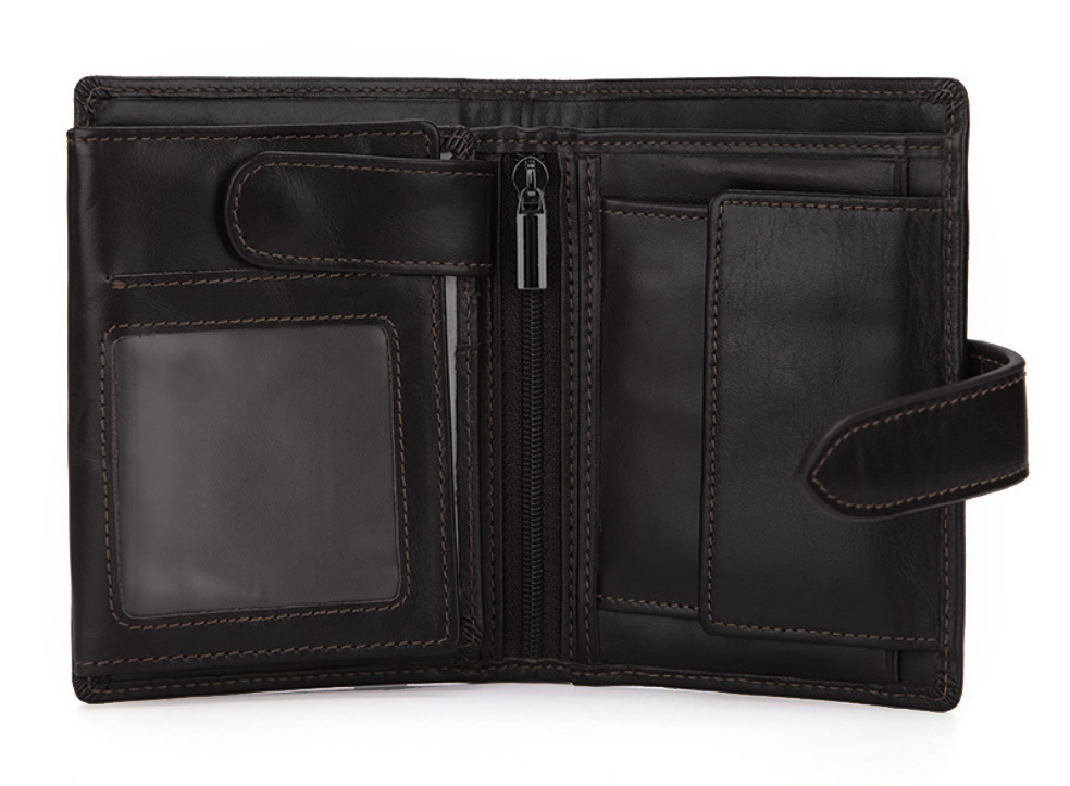 мужской кошелек   натуральная кожа корея