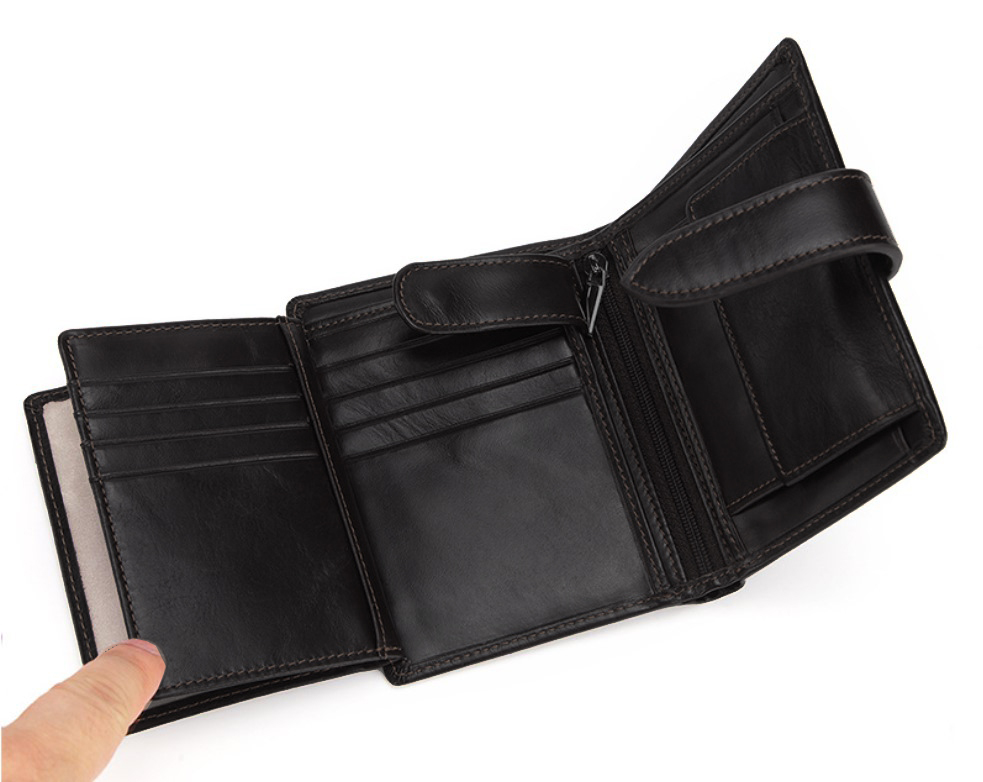 мужской кошелек   натуральная кожа корея