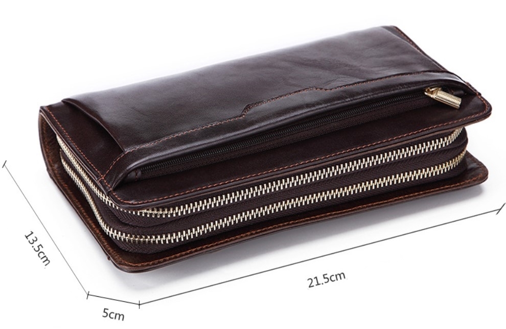 мужской кошелек   натуральная кожа корея