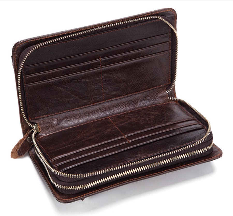 мужской кошелек   натуральная кожа корея