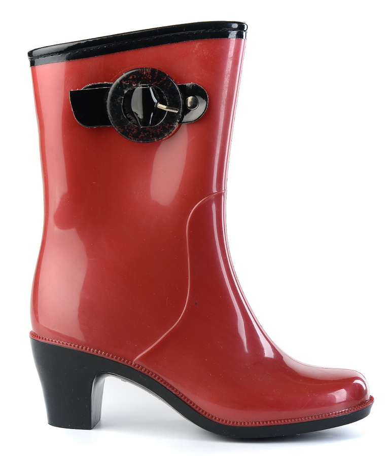 женские сапоги резиновые на каблуке soho китай