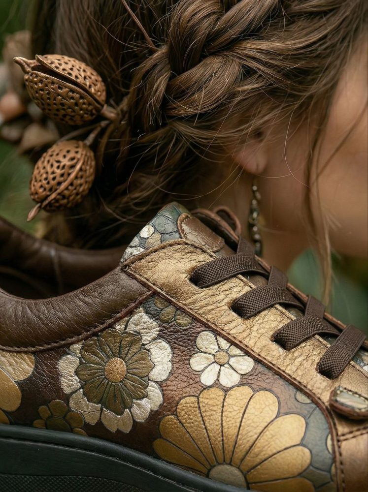 женские кроссовки натуральная кожа gugu германия