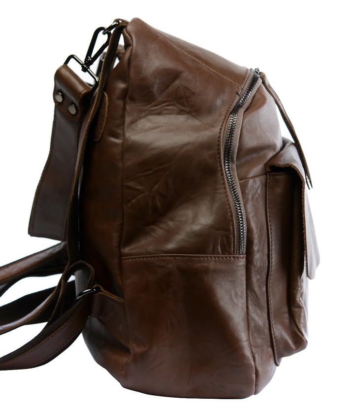 женский рюкзак натуральная кожа kiki lok корея