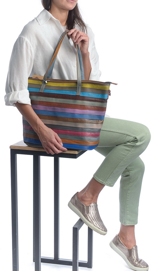 женская сумка натуральная кожа  kikilok корея