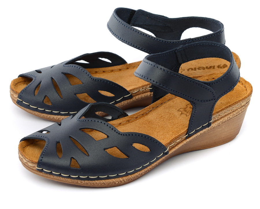 женские босоножки натуральная кожа inblu 